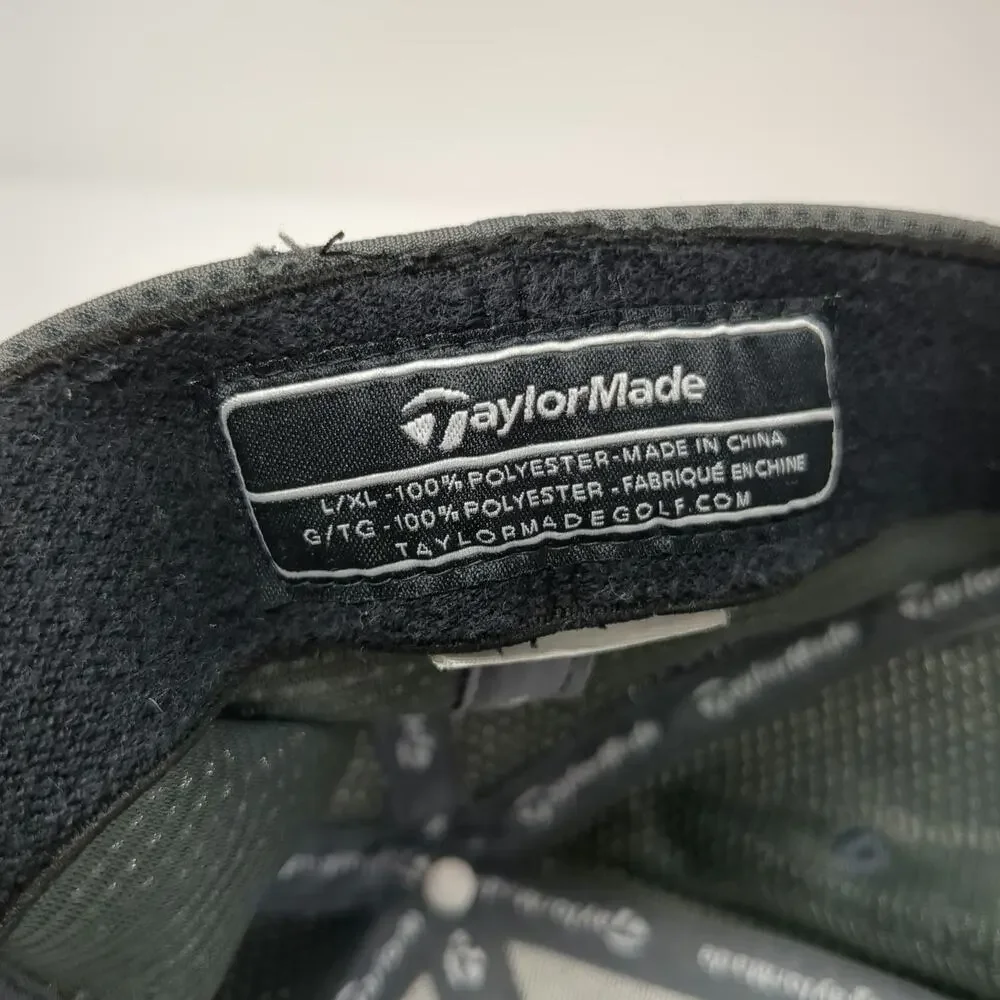 TaylorMade Baseball Cap Gray XL Mesh Back A-Flex RBZ R11s Golf Breathable Hat